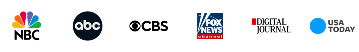 As seen on NBC, ABC, CBS, FOX and more