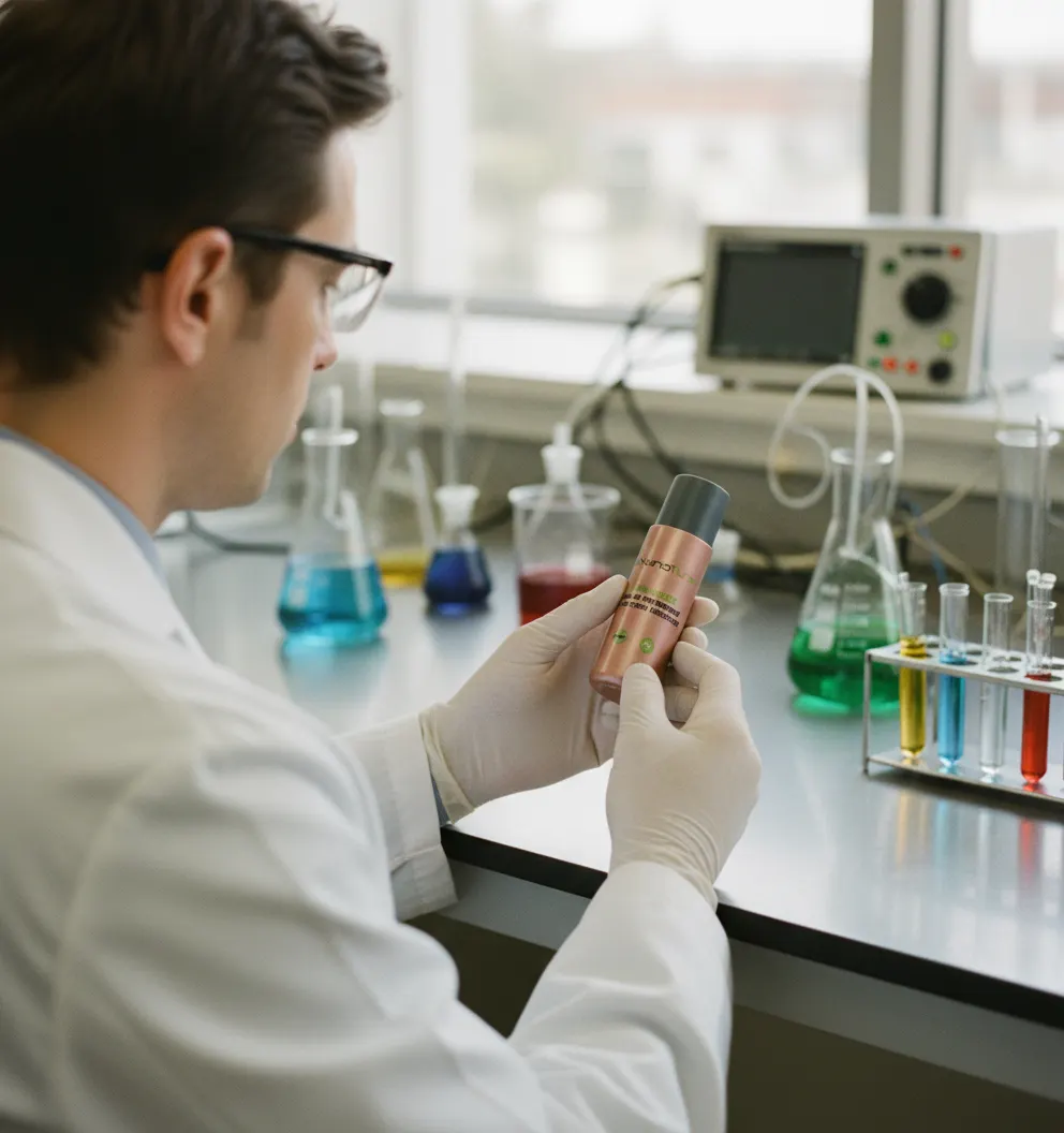 NanoTune Oil Treatment being tested in a professional lab environment