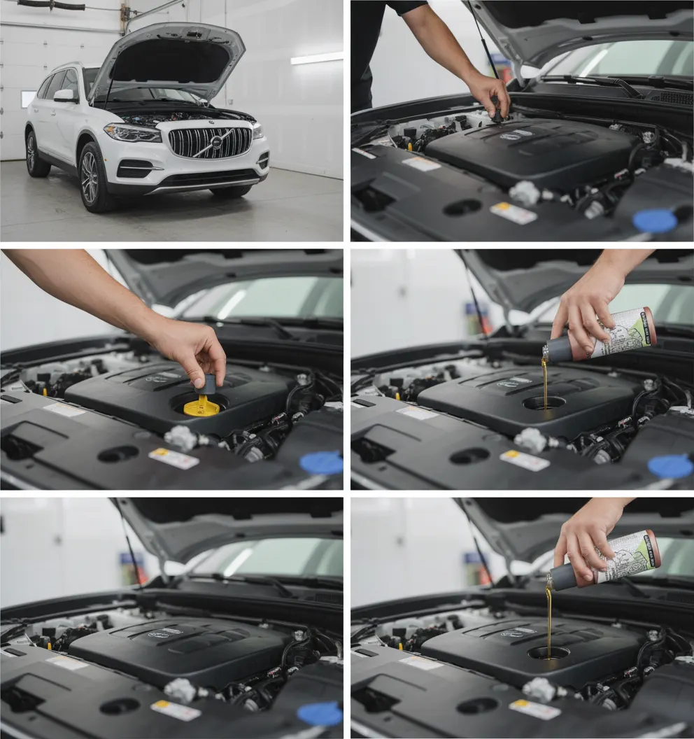 Simple three-step process for adding NanoTune Oil Treatment