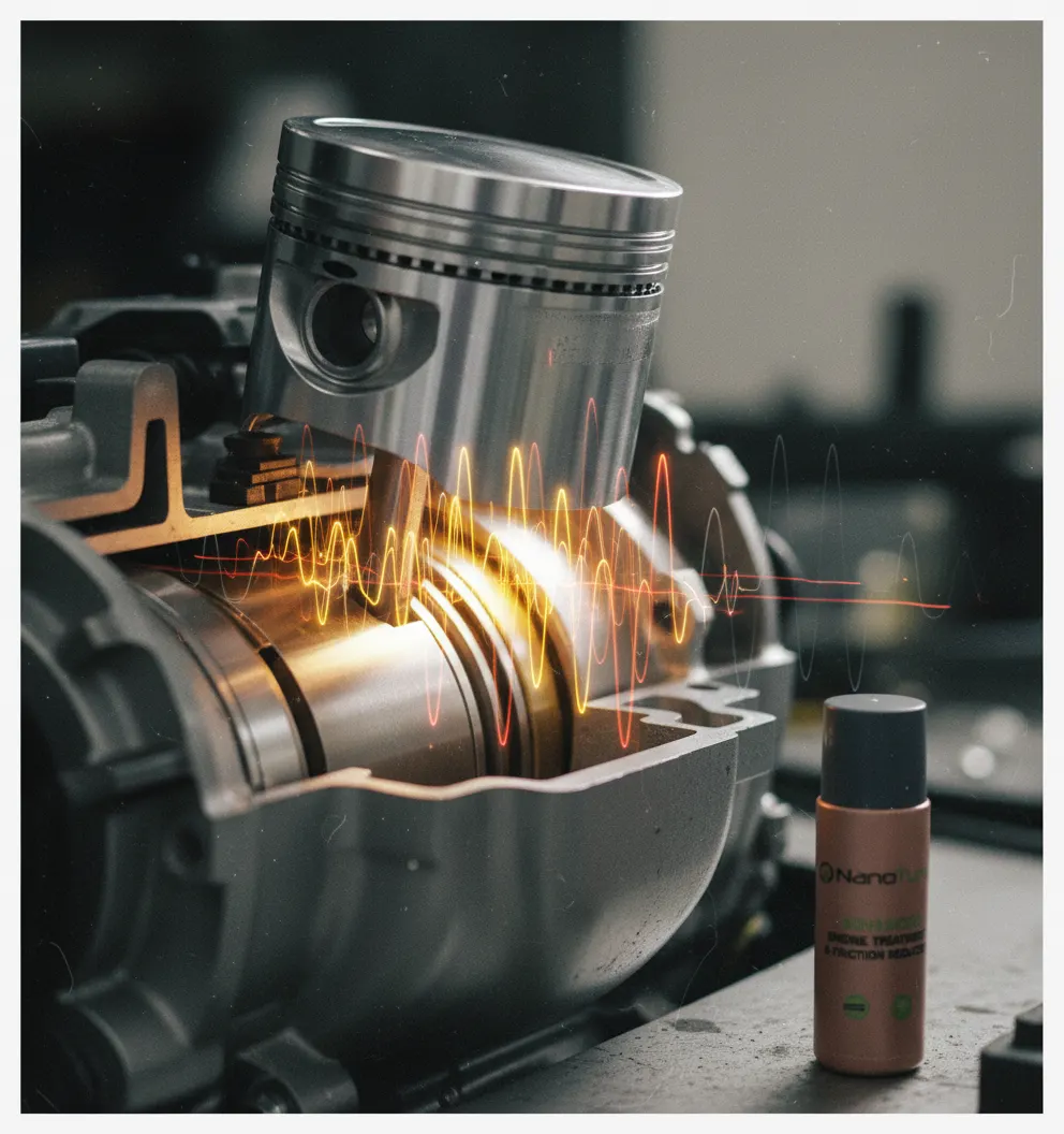 Engine friction illustration showing where fuel energy is lost